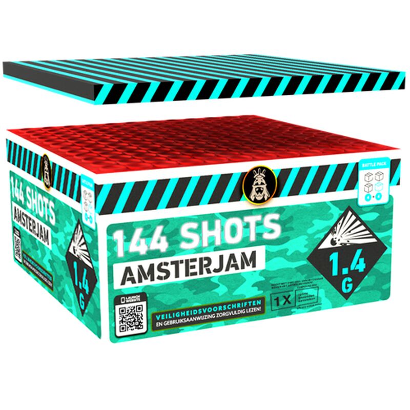 Amsterjam 144-Schuss-Feuerwerkverbund von Geisha-Rubro kaufen