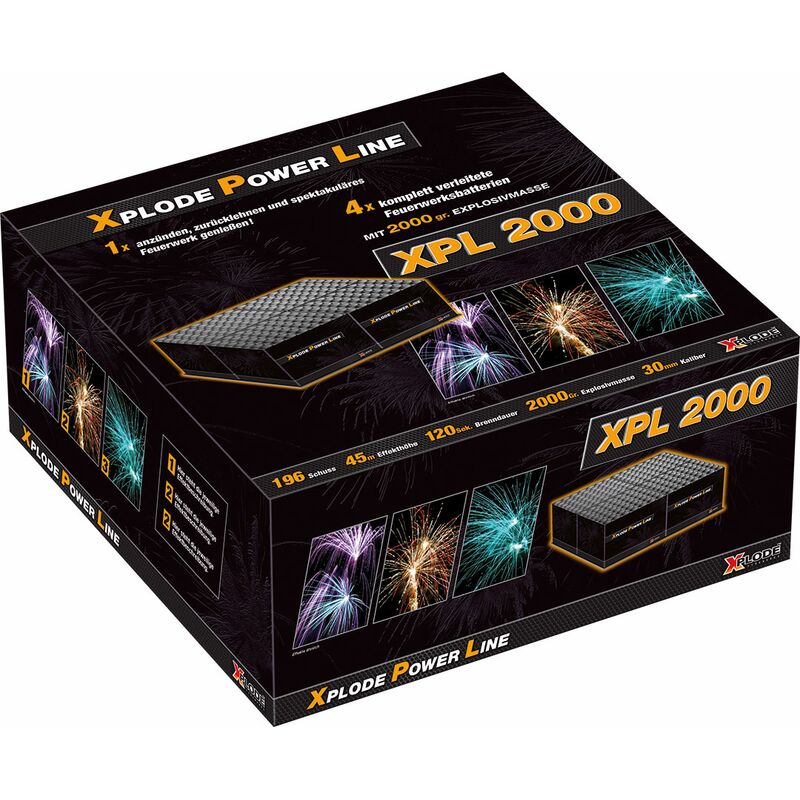 Xplode Power Line 1800 196-Schuss-Feuerwerkverbund von Xplode kaufen