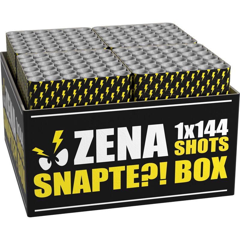 Zena Snapte?! Box 144-Schuss-Feuerwerkverbund (Stahlkäfig) von Lesli kaufen