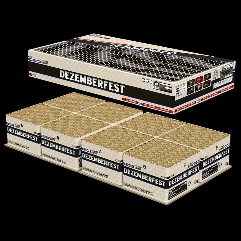Jetzt Dezemberfest 512-Schuss-Feuerwerkverbund (Compound-Duo-Box) ab 208.24€ bestellen