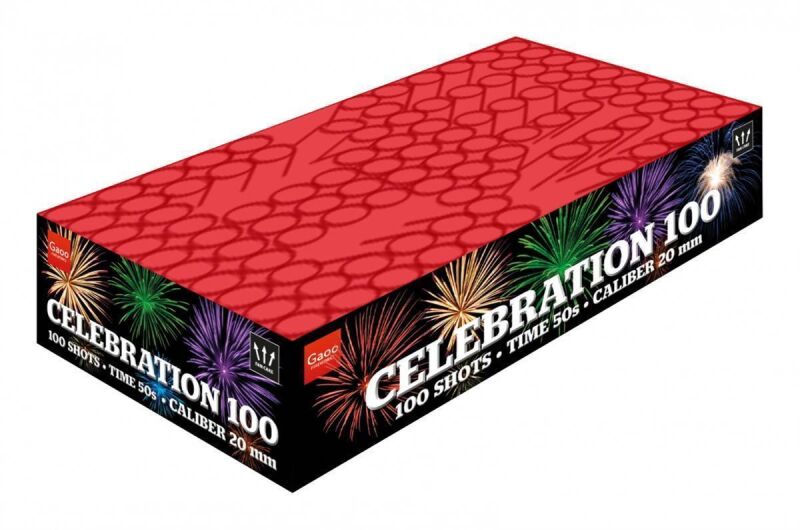 Jetzt Celebration 100-6 100-Schuss-Feuerwerk-Batterie ab 63.74€ bestellen