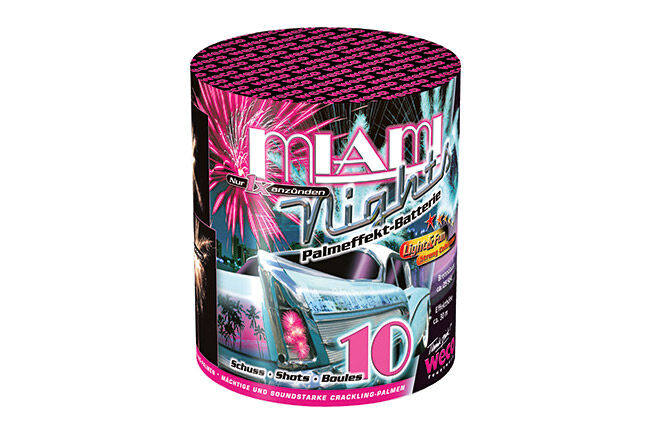 Jetzt Miami Nights 10-Schuss-Feuerwerk-Batterie ab 14.99€ bestellen