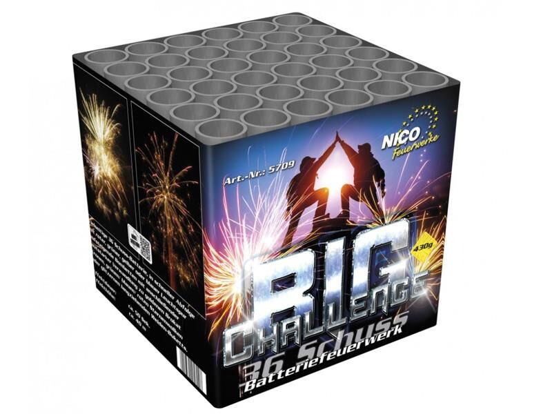 Jetzt Big Challenge 36-Schuss-Feuerwerks-Batterie ab 32.99€ bestellen