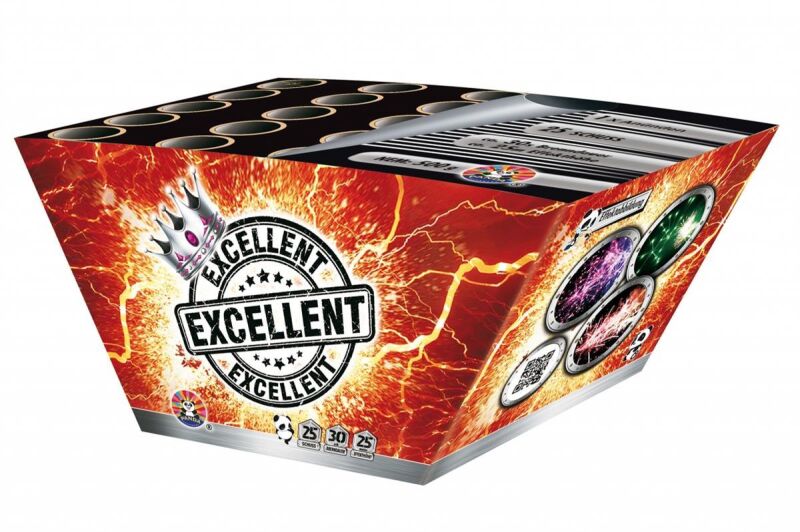 Jetzt Excellent 25-Schuss-Feuerwerk-Batterie ab 44.99€ bestellen