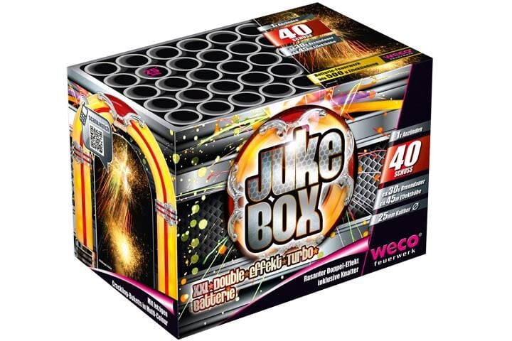 Jetzt Jukebox 40-Schuss-Feuerwerk-Batterie ab 37.99€ bestellen