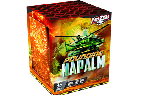 Jetzt Pounding Napalm 36-Schuss-Feuerwerk-Batterie ab 21.99€ bestellen