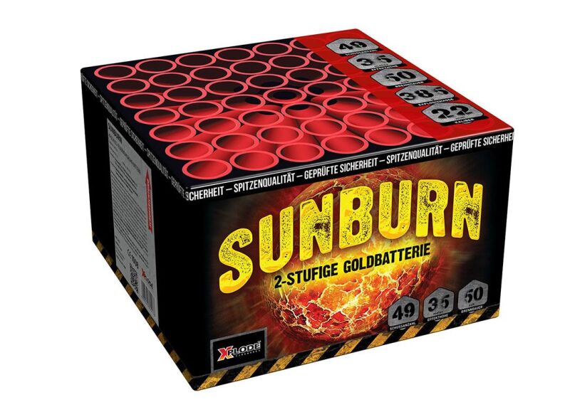 Jetzt Sunburn 49-Schuss-Feuerwerk-Batterie ab 19.99€ bestellen