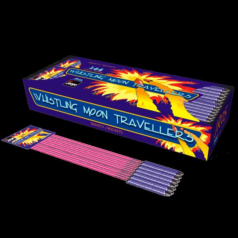 Jetzt Whistling Moon Travellers 144 Pfeif-Feuerwerk-Raketen ab 10.99€ bestellen