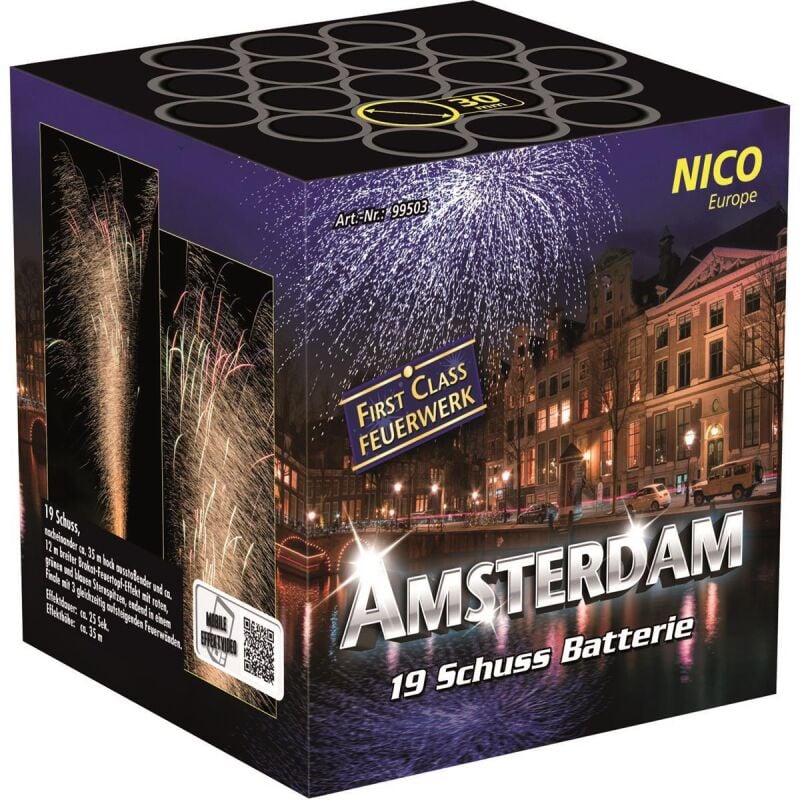 Jetzt Amsterdam 19-Schuss-Feuerwerk-Batterie ab 17.24€ bestellen