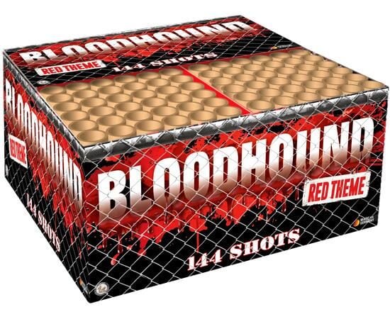 Jetzt Bloodhound 144-Schuss-Feuerwerkverbund (Stahlkäfig) ab 93.74€ bestellen