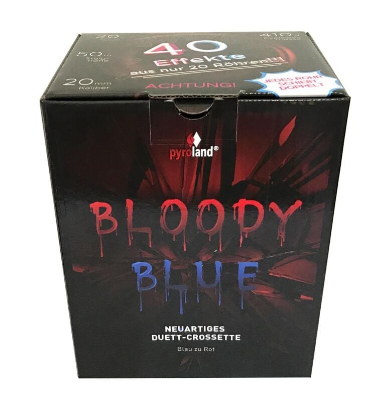 Jetzt Bloody Blue 40-Schuss-Feuerwerk-Batterie ab 22.87€ bestellen