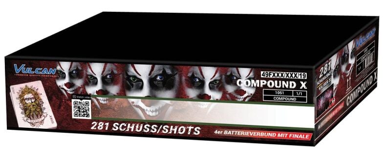 Jetzt Compound X 281-Schuss-Feuerwerkverbund ab 125.24€ bestellen