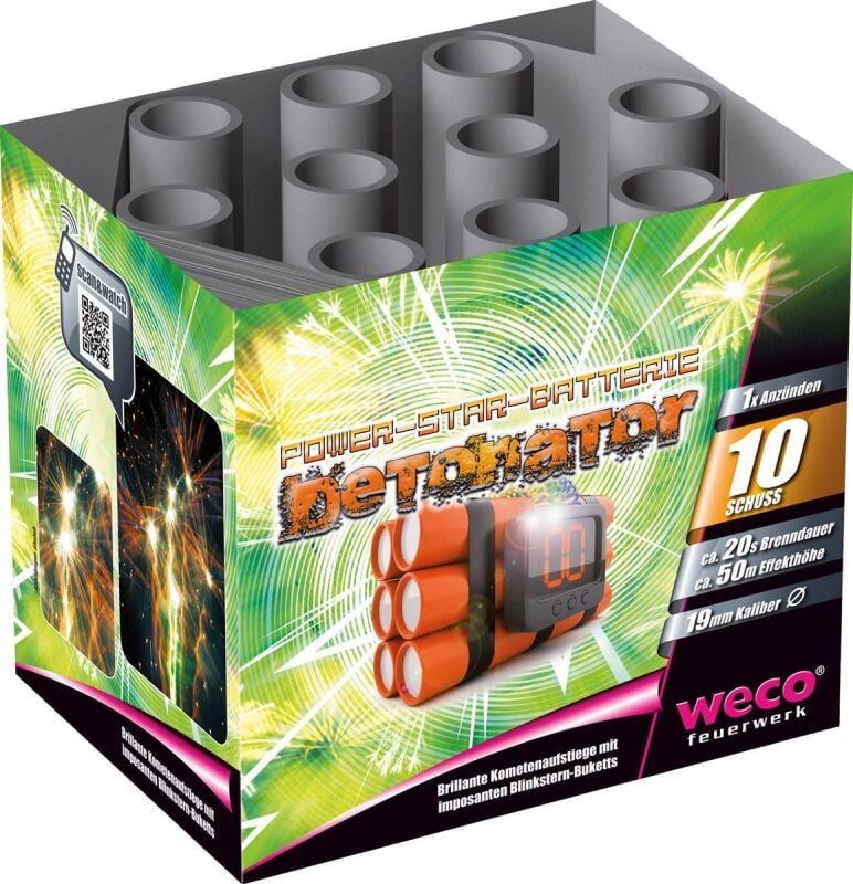Jetzt Detonator (Decathlon) 10-Schuss-Feuerwerk-Batterie ab 8.24€ bestellen