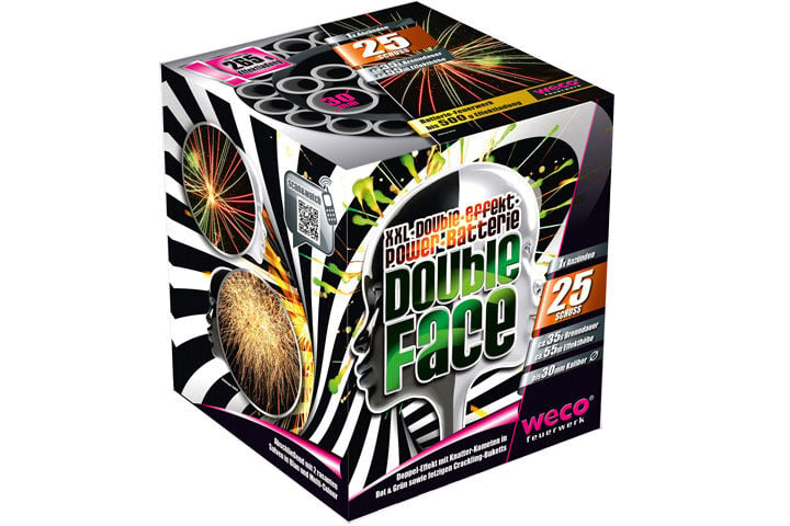 Jetzt Double Face 25-Schuss-Feuerwerk-Batterie ab 17.99€ bestellen