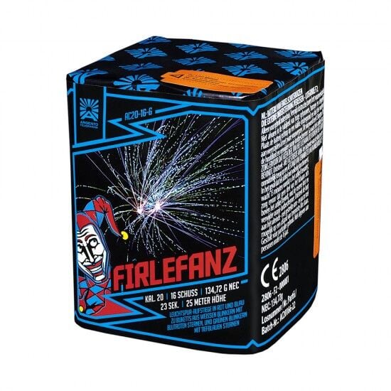 Jetzt Firlefanz 16-Schuss-Feuerwerk-Batterie ab 9.74€ bestellen