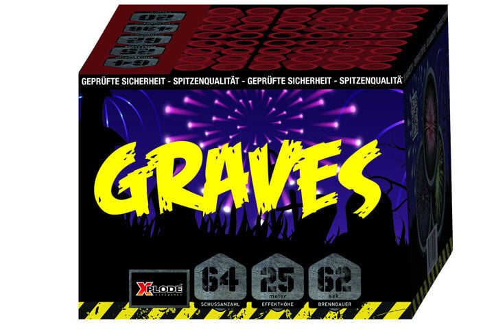 Jetzt Graves 64-Schuss-Feuerwerk-Batterie ab 26.24€ bestellen