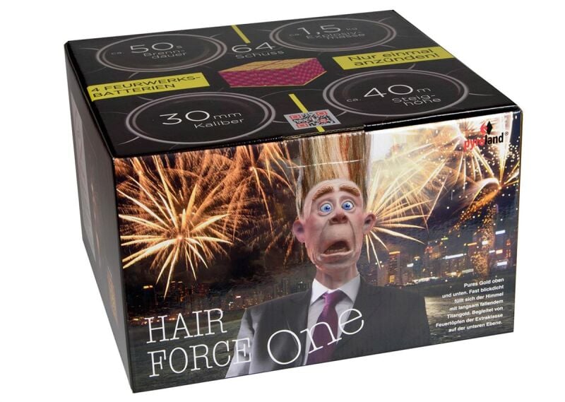 Jetzt Hairforce One 64-Schuss-Feuerwerkverbund ab 97.49€ bestellen