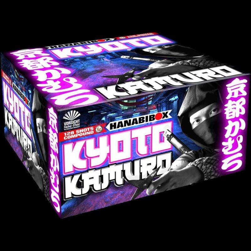 Jetzt Kyoto Kamuro 128-Schuss-Feuerwerkverbund (Stahlkäfig) ab 86.24€ bestellen