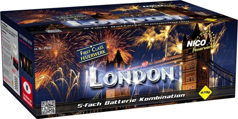 Jetzt London 123-Schuss-Feuerwerkverbund ab 41.24€ bestellen