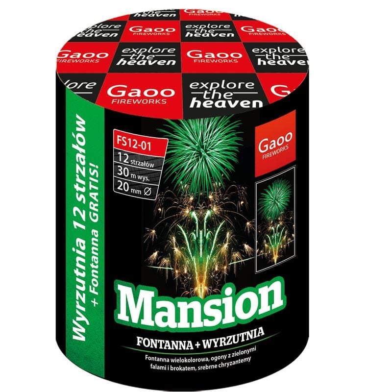 Jetzt Mansion 12-Schuss-Feuerwerk-Batterie ab 8.24€ bestellen