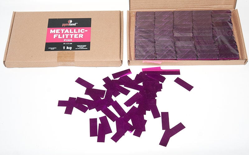 Jetzt Metallic Flitter - Pink 1kg (Pappschachtel) ab 19.99€ bestellen