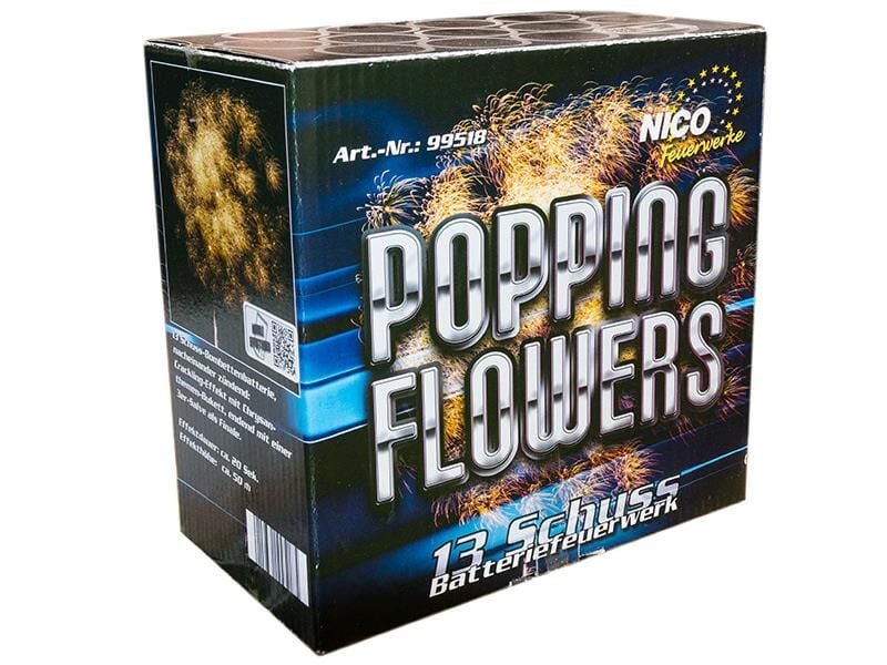 Jetzt Popping Flowers 13-Schuss-Feuerwerk-Bombettenbatterien ab 14.24€ bestellen