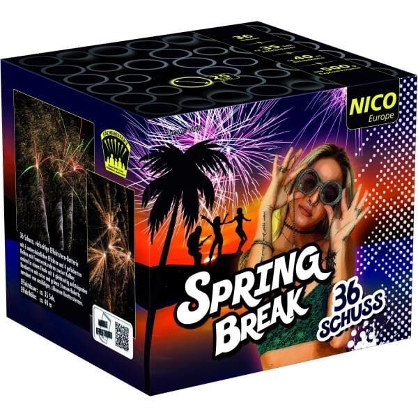 Jetzt Spring Break 36 Schuss-Feuerwerk-Batterie ab 40.49€ bestellen