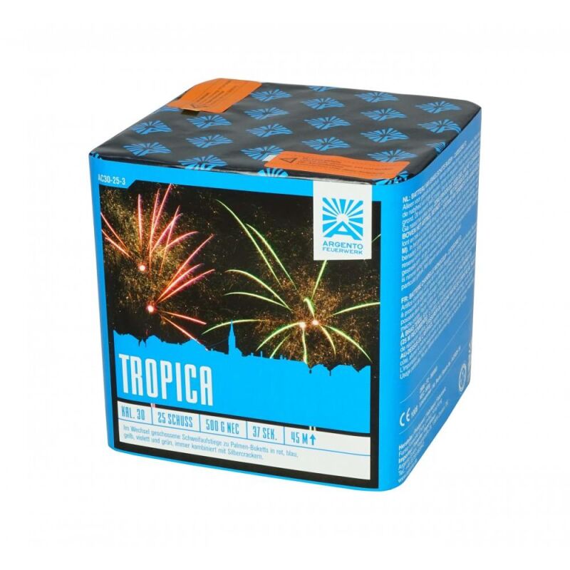 Jetzt Tropica 25-Schuss-Feuerwerk-Batterie ab 26.99€ bestellen