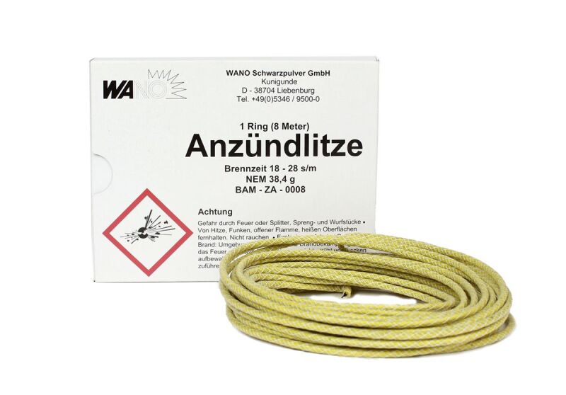 Jetzt Anzündlitze gelb, 18-28s/m, 8m Rolle ab 15.99€ bestellen