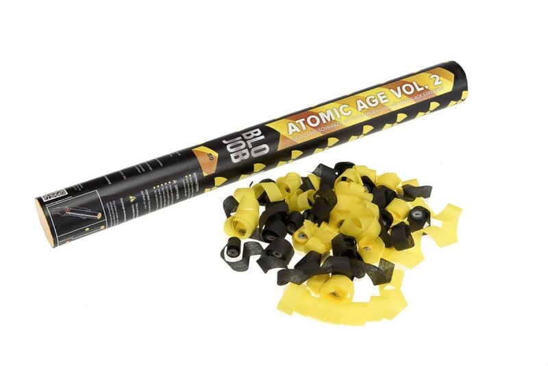 Jetzt Atomic Age Vol. 2, 50cm Papierstreamer schwarz-gelb ab 4.49€ bestellen