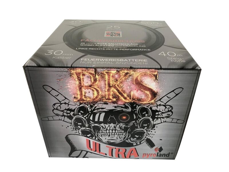 Jetzt BKS ULTRA 25-Schuss-Feuerwerk-Batterie ab 70.54€ bestellen