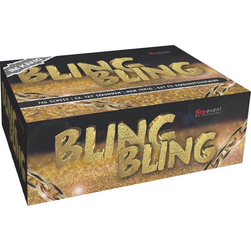 Jetzt Bling Bling 146-Schuss-Feuerwerkverbund (Stahlkäfig) ab 169.99€ bestellen
