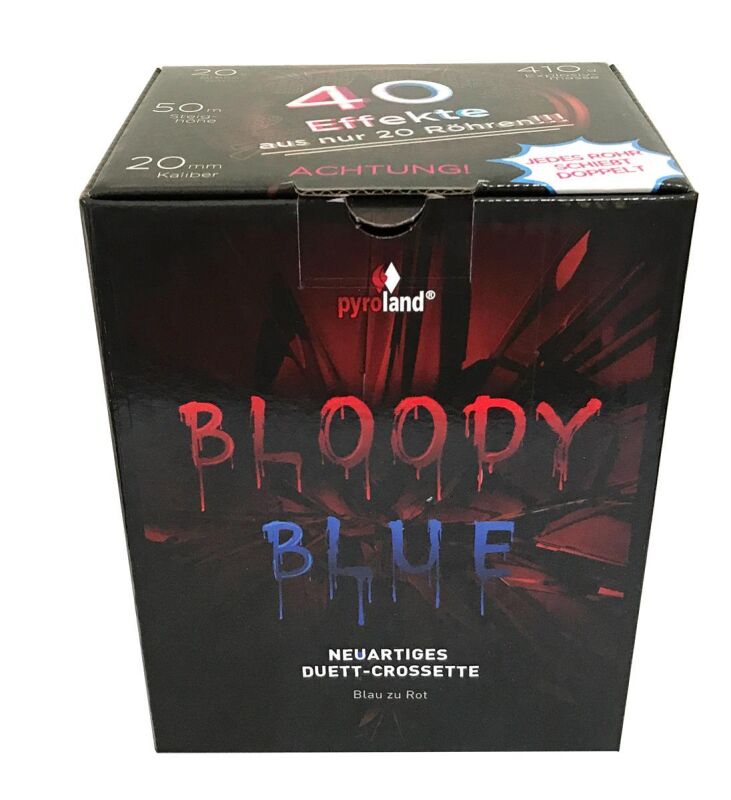 Jetzt Bloody Blue 40-Schuss-Feuerwerk-Batterie ab 25.92€ bestellen