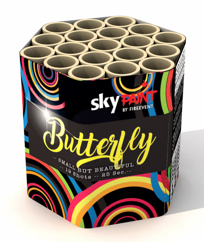 Jetzt Butterfly 19-Schuss-Feuerwerk-Batterie ab 9.34€ bestellen