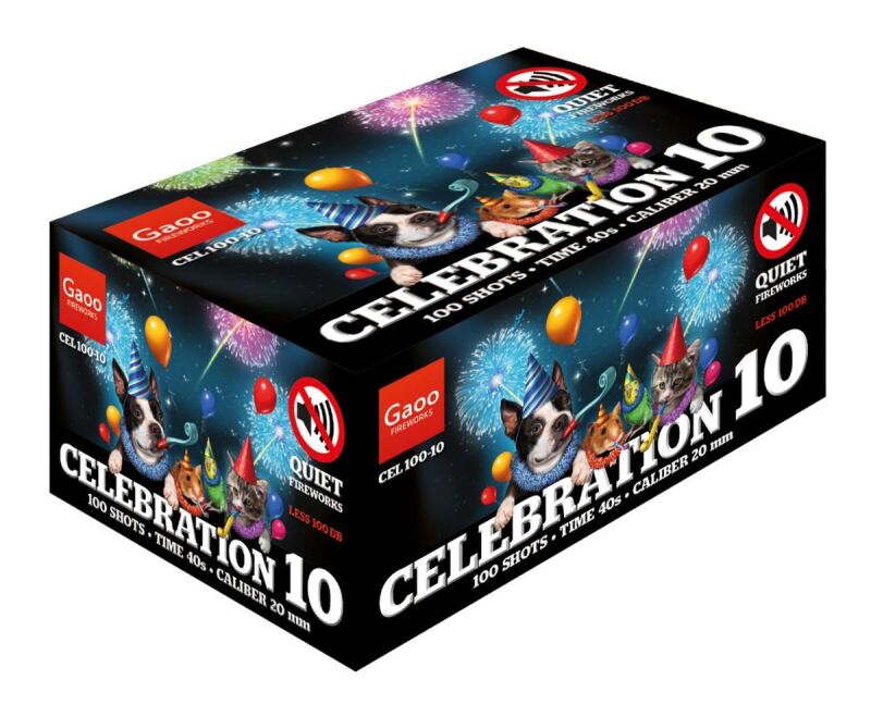 Jetzt Celebration 100-10 100-Schuss-Feuerwerk-Batterie ab 63.74€ bestellen