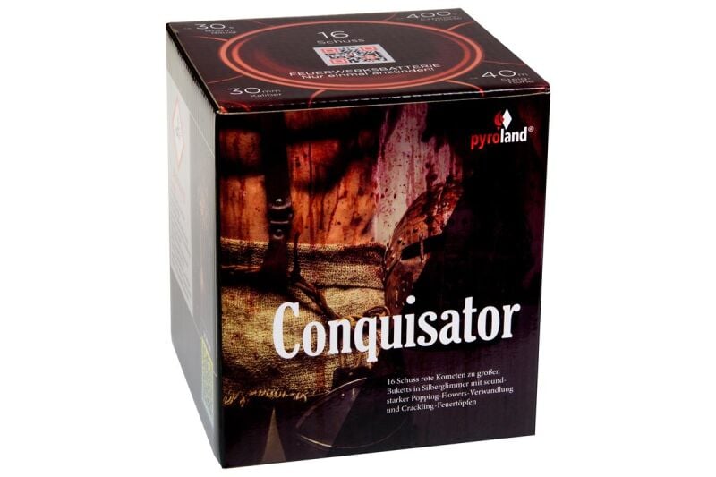 Jetzt Conquisator 16-Schuss-Feuerwerk-Batterie ab 24.99€ bestellen