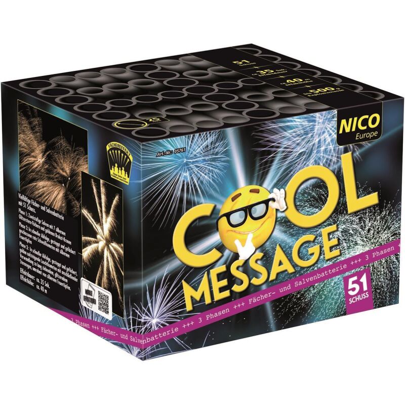 Jetzt Cool Message 51-Schuss-Feuerwerk-Batterie ab 33.14€ bestellen