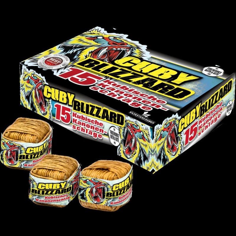 Jetzt Cuby Blizzard 15er Pack kubische Kanonenschläge ab 9.34€ bestellen