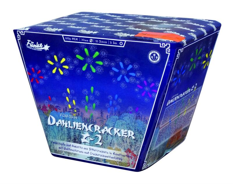 Jetzt Dahliencracker Z-2 25-Schuss-Feuerwerk-Batterie ab 48.44€ bestellen