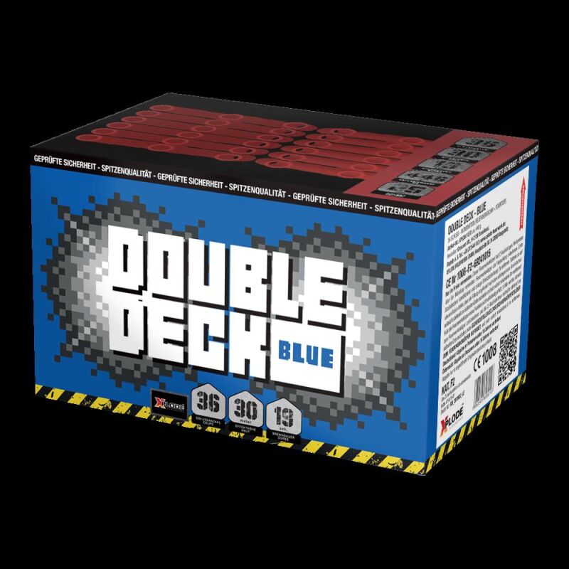 Jetzt Double Deck Blue 36-Schuss-Feuerwerk-Batterie ab 29.74€ bestellen