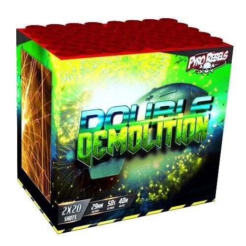Jetzt Double Demolition 20-Schuss-Feuerwerk-Batteriesortiment 6er Pack (Stahlkäfig) ab 178.49€ bestellen