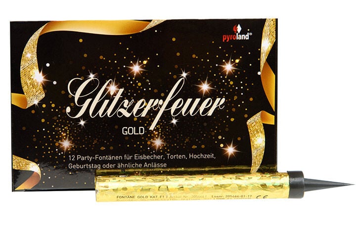 Jetzt Eisfontäne-Glitzerfeuer Gold, 50s ab 5.99€ bestellen