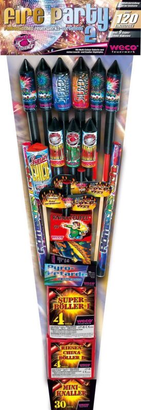 Jetzt Fire-Party II - 120-teiliges Familien-Sortiment ab 11.89€ bestellen