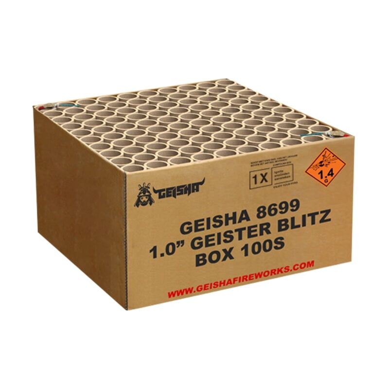 Jetzt Geisterblitz 100-Schuss-Feuerwerkverbund (Stahlkäfig) ab 80.74€ bestellen