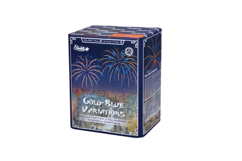 Jetzt Gold-Blue Variations 20-Schuss-Feuerwerk-Batterie ab 32.29€ bestellen