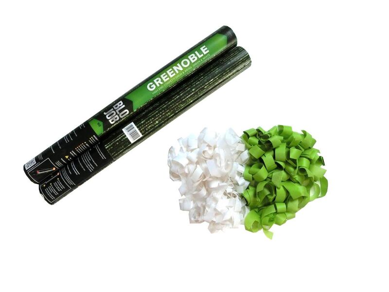 Jetzt Greenoble 50cm Papierflitter grün-weiß ab 3.59€ bestellen