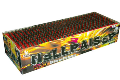 Jetzt Hellraiser 300-Schuss-Feuerwerk-Batterie ab 8.49€ bestellen