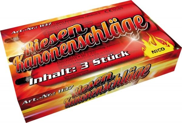Jetzt Kanonenschlag zylindrisch, 3er ab 2.13€ bestellen