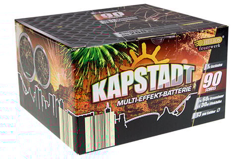 Jetzt Kapstadt 90-Schuss-Feuerwerk-Batterie ab 15.29€ bestellen