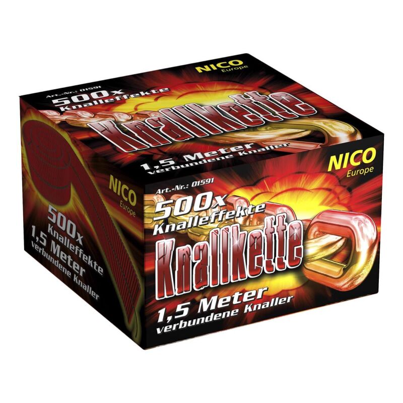 Jetzt Knallkette 500-Schuss ab 7.64€ bestellen